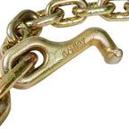 G70 3/8" x 2ft Truck Tow Chain V Type J Hook Durable Towing Chain