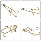 G70 3/8" x 2ft Truck Tow Chain V Type J Hook Durable Towing Chain