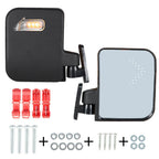 Golf Cart Side Mirrors with LED Arrow Turn Signal for EZGO Club Car Yamaha