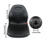Skid Steer Black Bucket Seat for John Deere 240 250 315 328D 332 7775