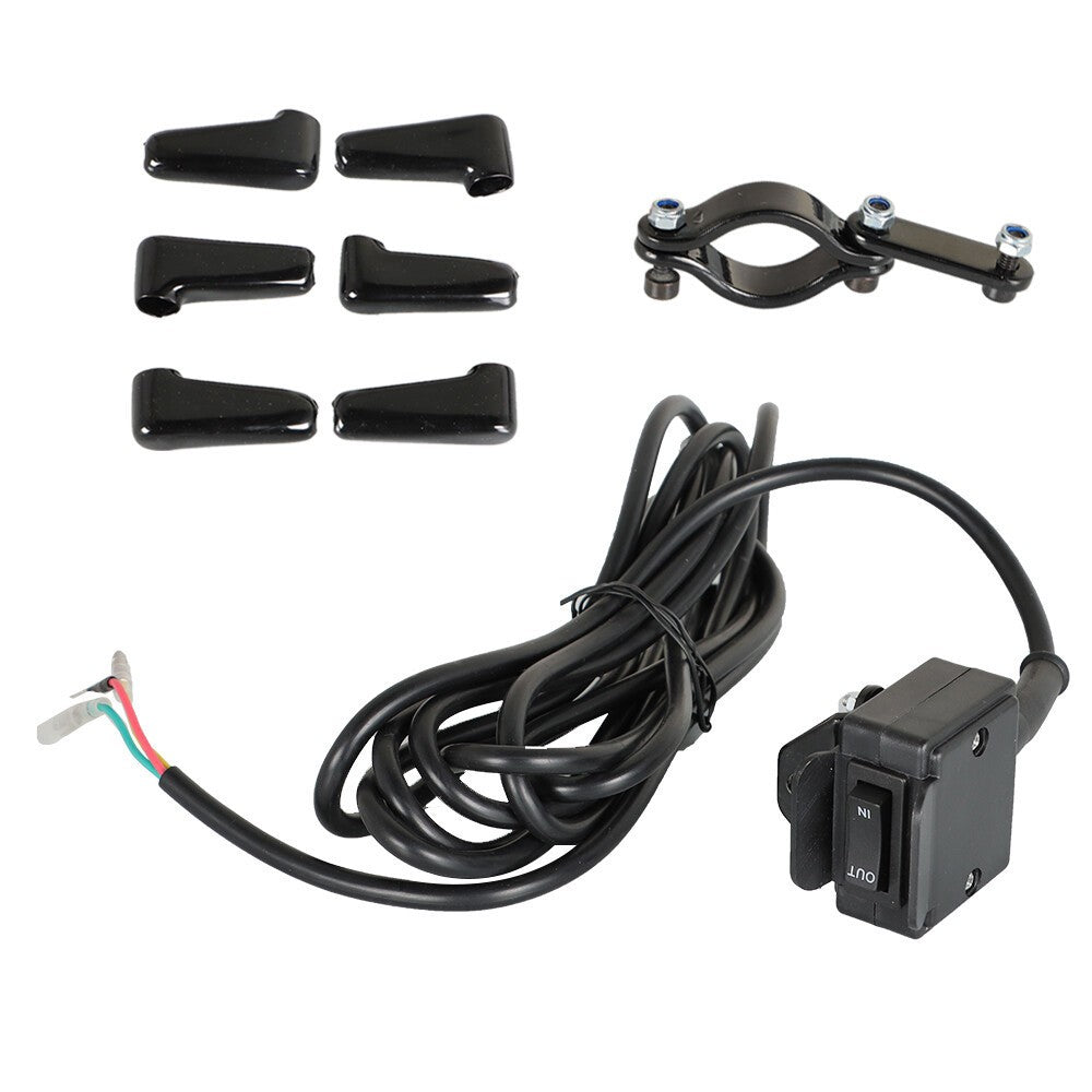 12V Winch Rocker Switch Handlebar Control & Bracket for KFI WARN ATV New