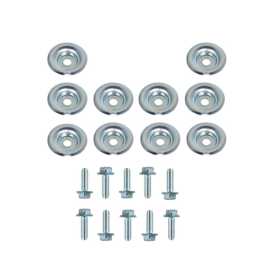 10Pcs Skid Plate Washers Bolts for Polaris RZR 1000 900 800 570 XP Turbo General