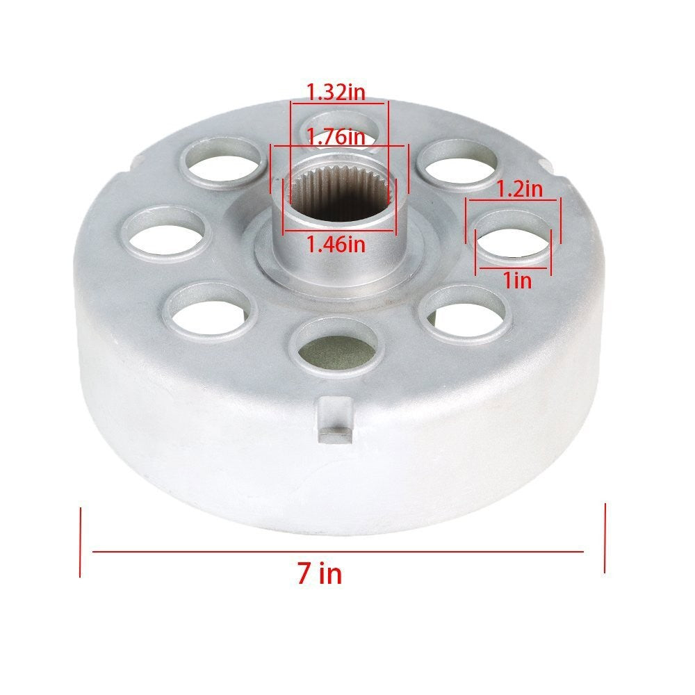1988-2000 Honda TRX300 Rear Brake Drum Hub 2x4 4x4 Fourtrax Replacement