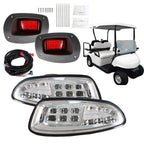 EZGO RXV 2008-15 Golf Cart LED Headlight & Tail Light Kit Deluxe Street Set