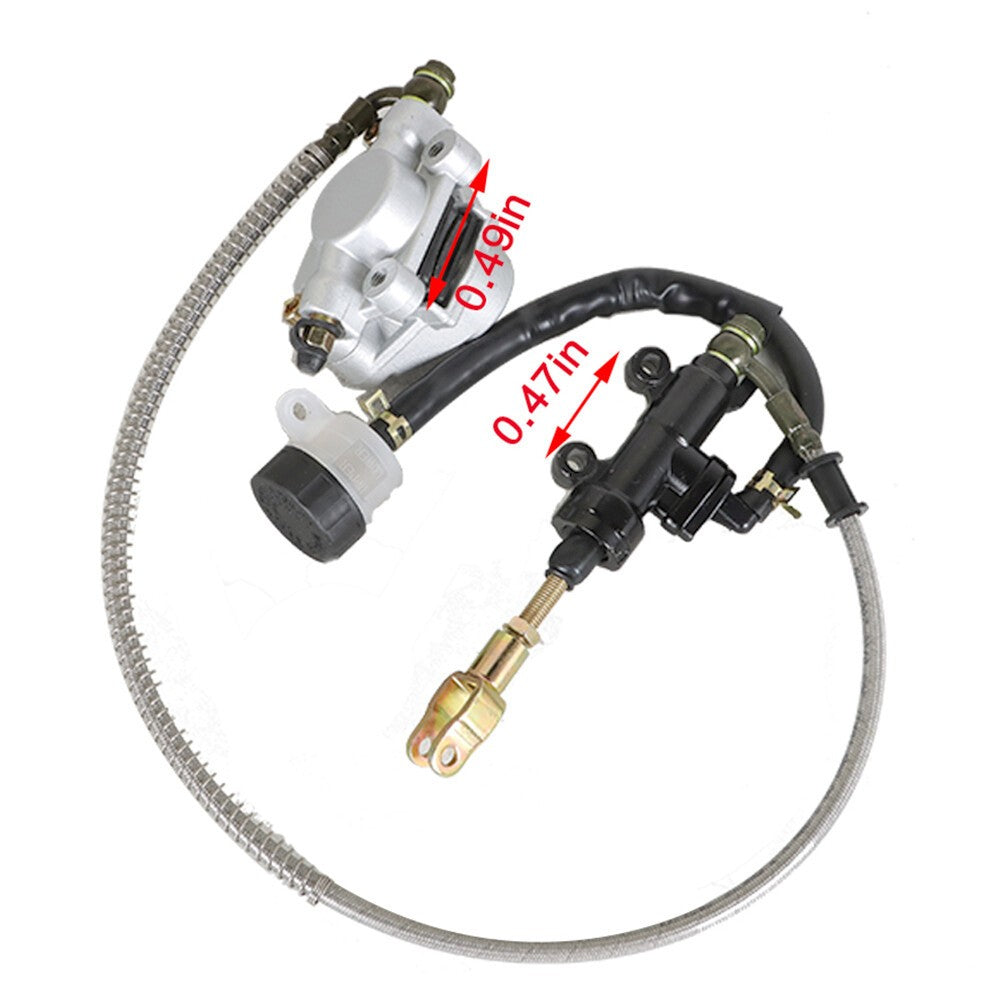 High Quality Rear Hydraulic Brake Caliper & Master Cylinder for Go Kart