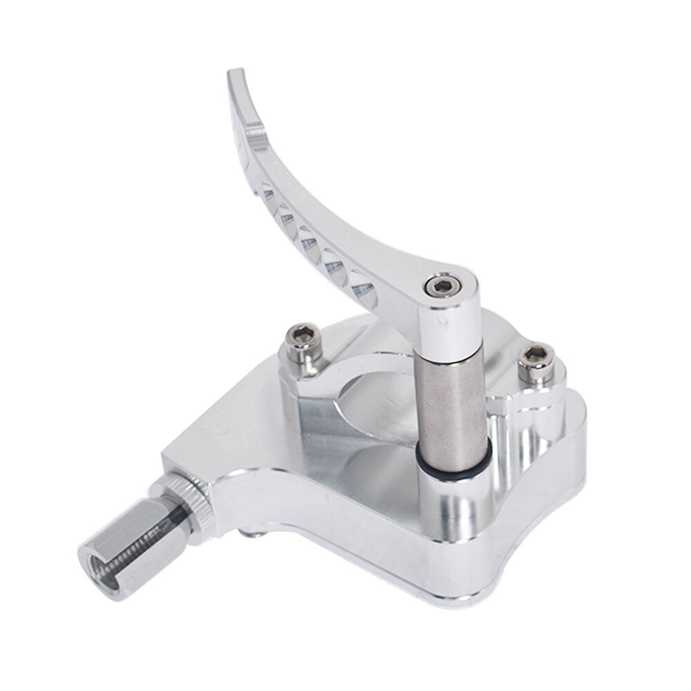 Yamaha YFZ Raptor 350 660 700 Silver Billet Thumb Throttle Assembly Banshee