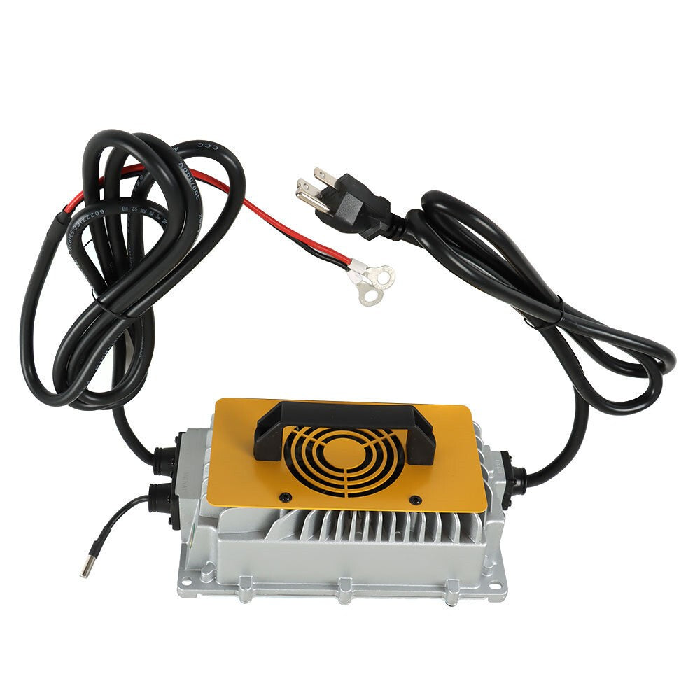 48V 15A Golf Cart Charger for EZGO Club Car Yamaha O-Type Terminal Compatible