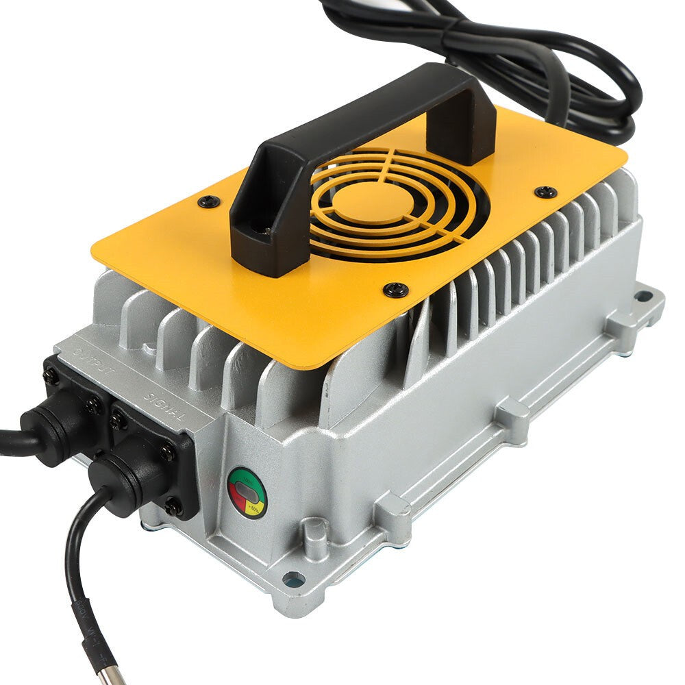 48V 15A Golf Cart Charger for EZGO Club Car Yamaha O-Type Terminal Compatible