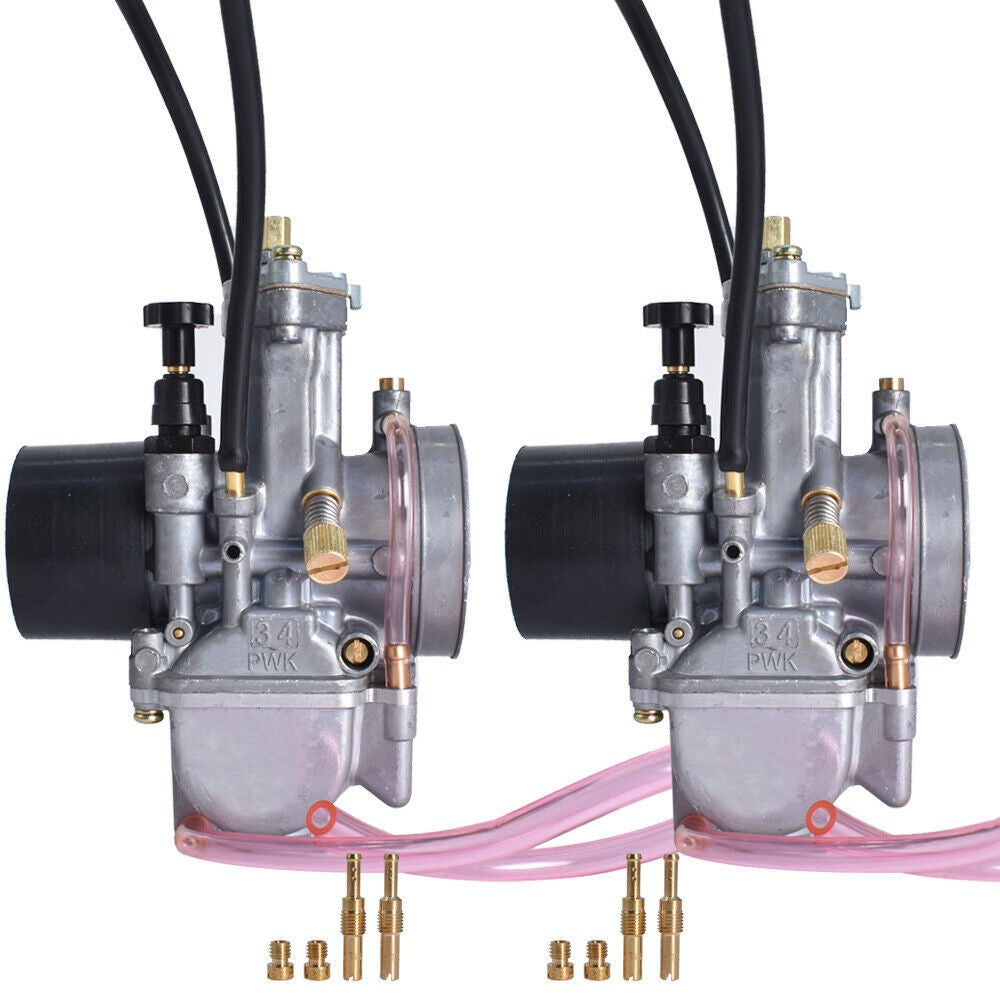 Yamaha Banshee 34mm PWK Carburetors Pair 2PCS New Larger Carbs