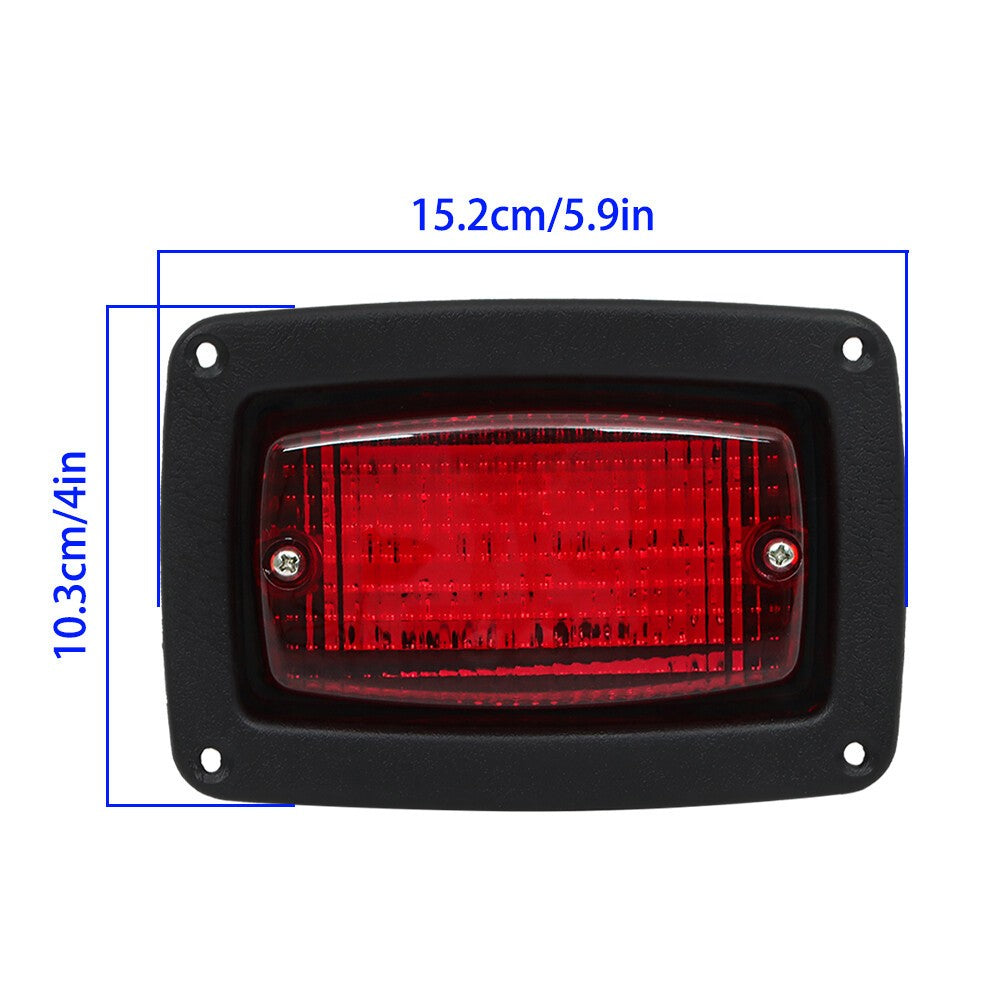 Club Car DS 1982+ LED Tail Light Kit 2x 3-Wire Taillights Golf Cart