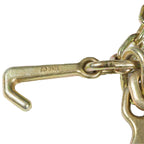 Tow Chain G70 5/16" x 3ft V-Chain w/ 8" Medium J Hooks & Grab T-Hooks
