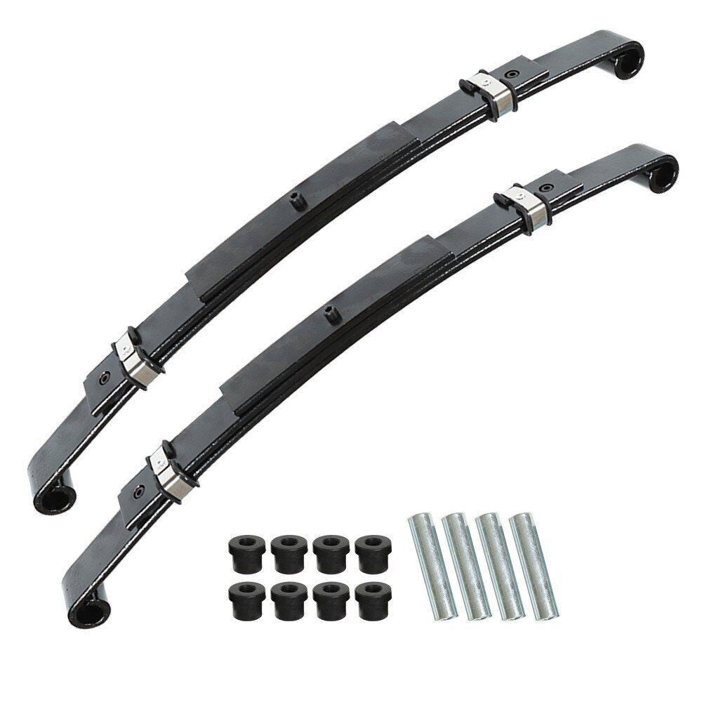 2x Black Rear Leaf Springs for EZGO TXT 1996-2013 Golf Cart Heavy Duty