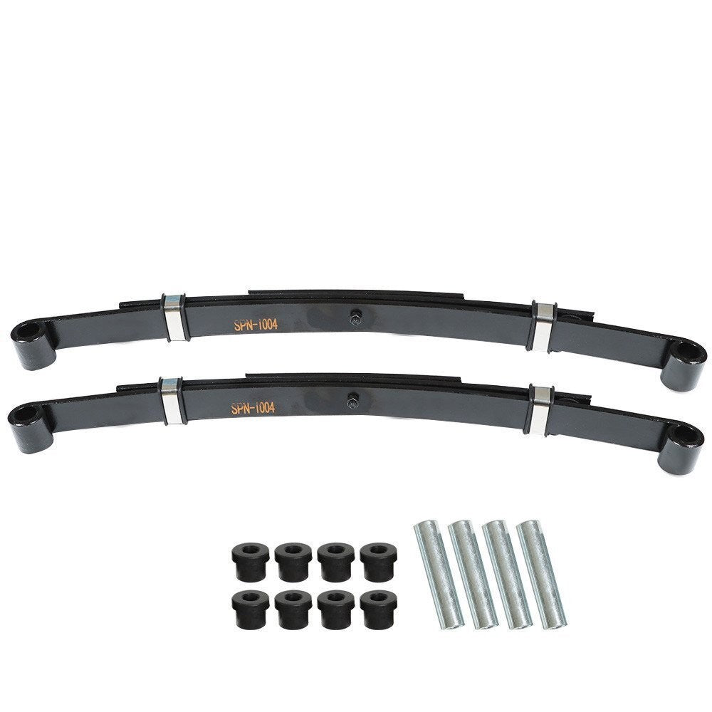 2x Black Rear Leaf Springs for EZGO TXT 1996-2013 Golf Cart Heavy Duty