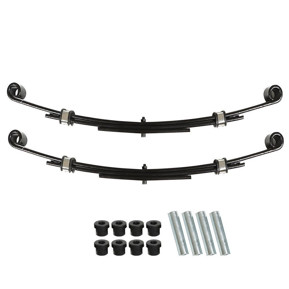 2x Black Rear Leaf Springs for EZGO TXT 1996-2013 Golf Cart Heavy Duty