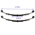 2x Black Rear Leaf Springs for EZGO TXT 1996-2013 Golf Cart Heavy Duty
