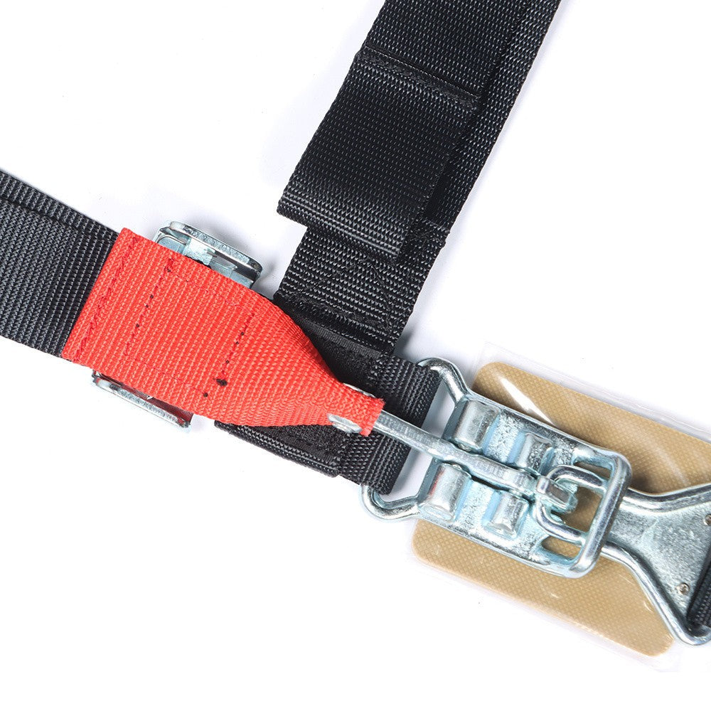 4 Pack 4-Point 2" Padded Seat Belt Harness Black for Polaris RZR XP S 4 1000