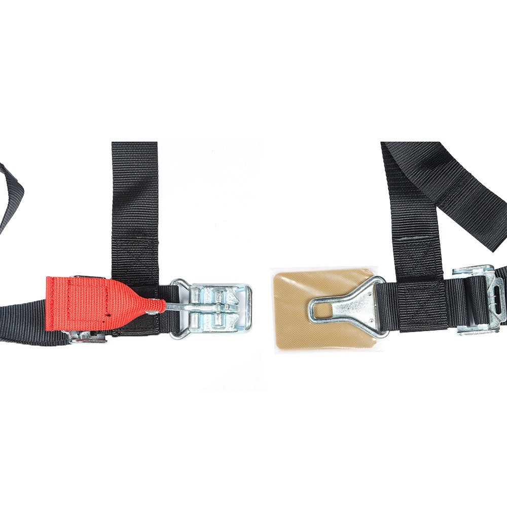 4 Pack 4-Point 2" Padded Seat Belt Harness Black for Polaris RZR XP S 4 1000