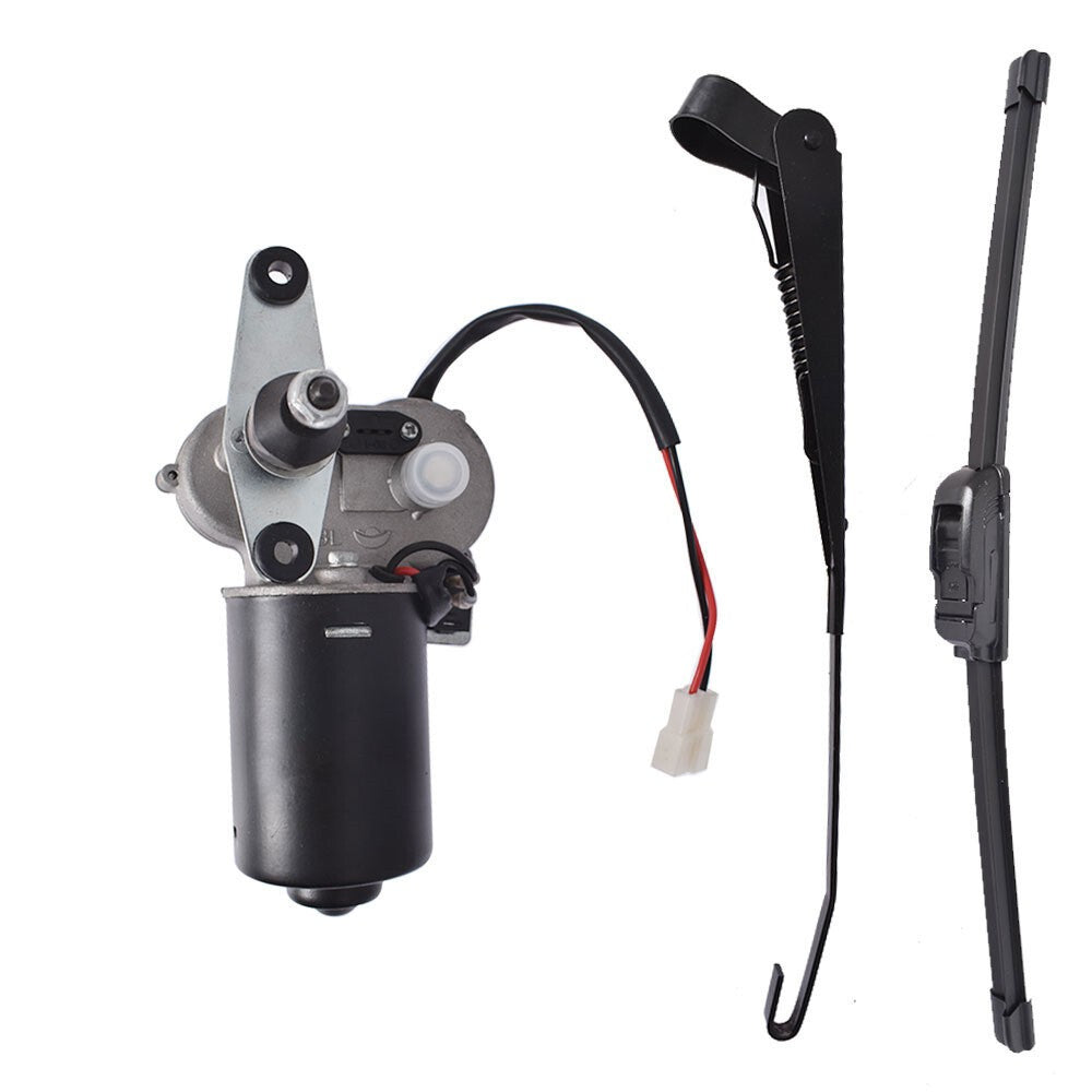 12V Electric Windshield Wiper Motor Kit for Polaris RZR Kawasaki Can Am X3 UTV