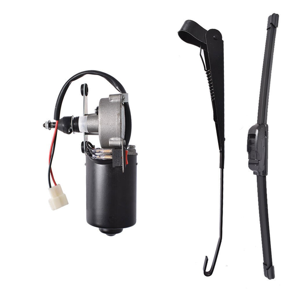 12V Electric Windshield Wiper Motor Kit for Polaris RZR Kawasaki Can Am X3 UTV