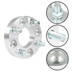 2x 1" 4x4 4x101.6mm Wheel Spacers 1/2"x20 Studs for EZ GO Club Car Golf Cart