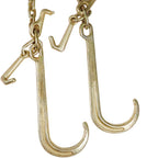 3/8 x 2' V Type Tow Chain J Hook Grab Hook for Tractor Car Wrecker Truck