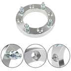 4x 1" Wheel Spacers for Bombardier Outlander 330 2003-2010 4x137 M10x1.25 Silver