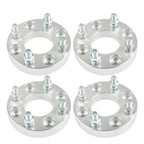 EZ GO Club Car Golf Cart 4x4 ATV Wheel Spacer 4x1" Silver 1/2"x20 Studs