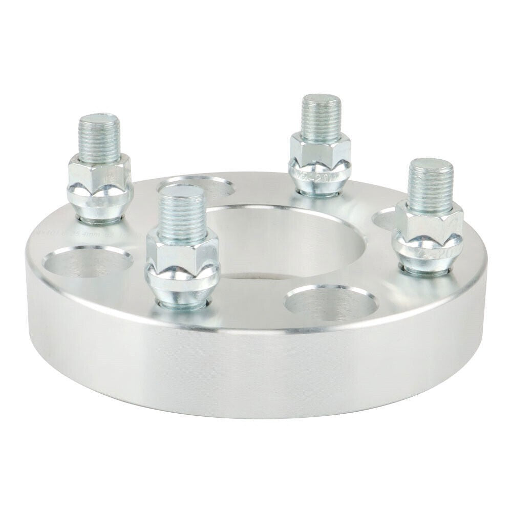 EZ GO Club Car Golf Cart 4x4 ATV Wheel Spacer 4x1" Silver 1/2"x20 Studs
