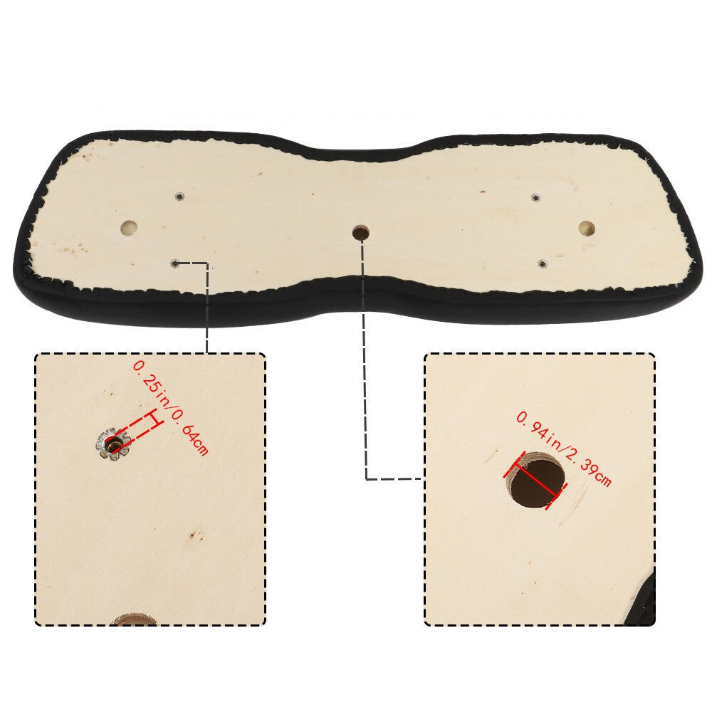 Black Front Seat Lean Back Cushion for Club Car DS 2000.5-UP 102076601