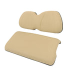 Beige Front Seat Cushion & Backrest for Club Car Precedent 2004-2011 Golf Cart