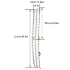 UTV 7.5" Aluminum Folding Loading Ramps 2pcs for Truck Motorcycle Lawn Mower