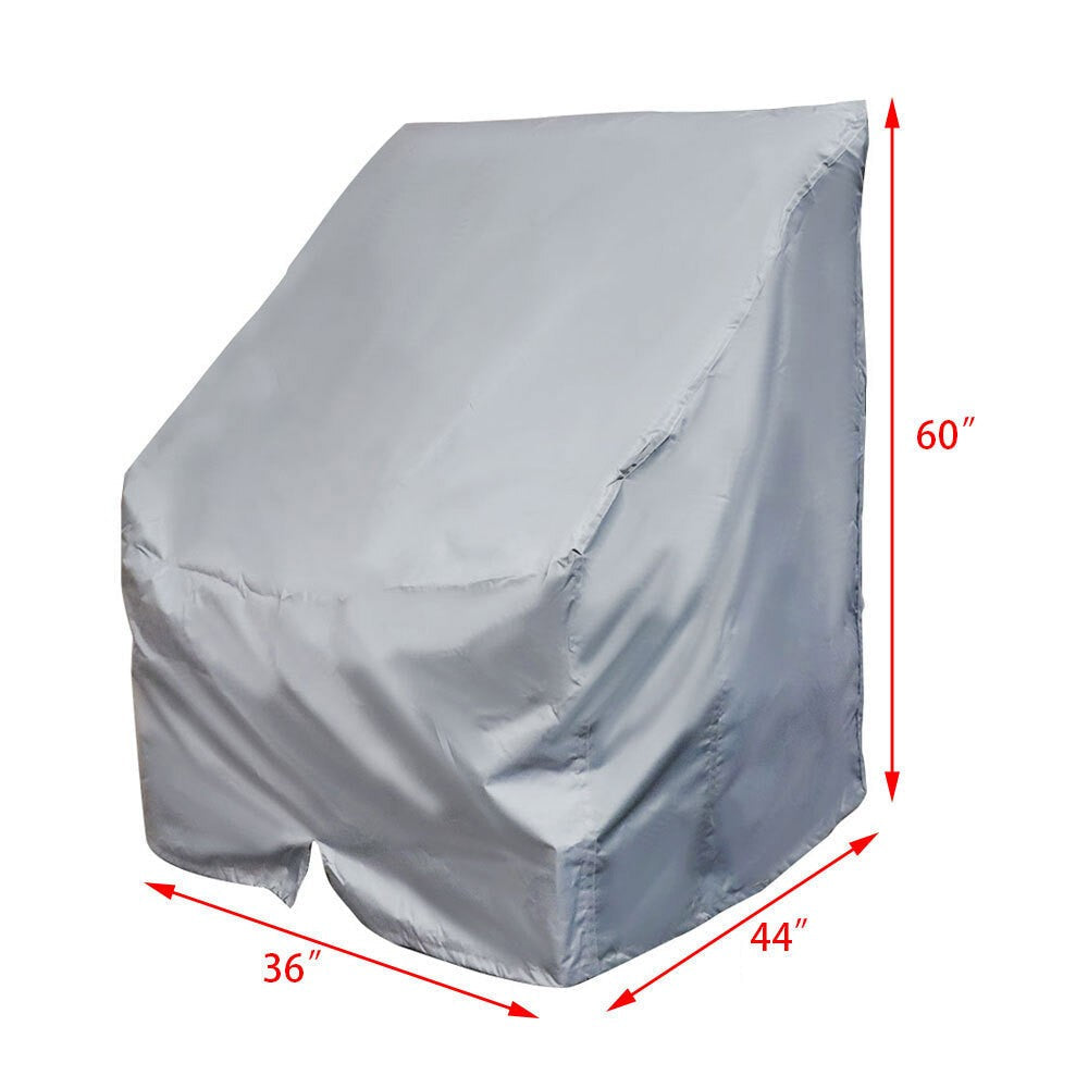 Boat Center Console Cover 60"H x 44"L x 36"W 600D Marine Canvas Waterproof