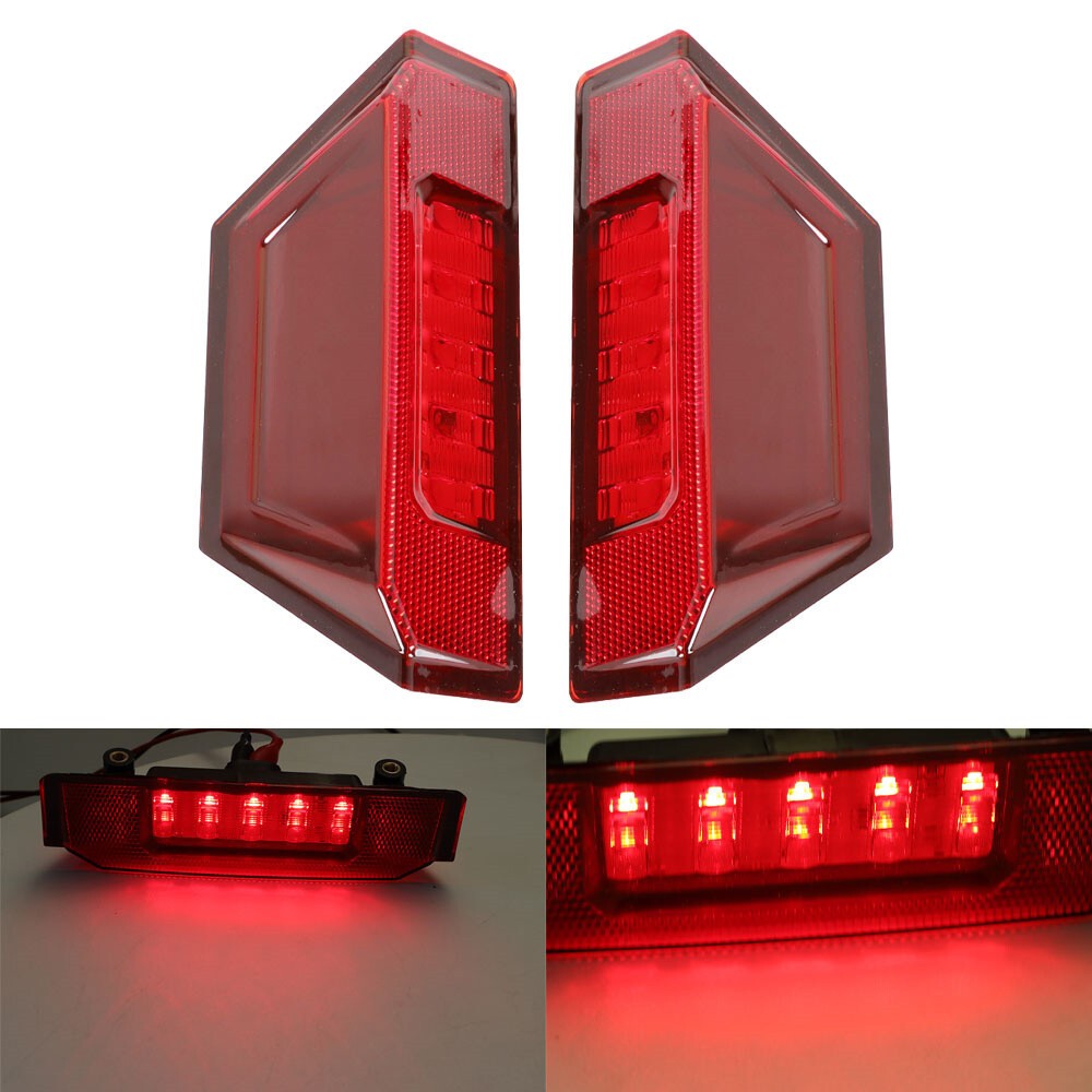 2013-18 Polaris Ranger 900 1000 XP Smoked LED Tail Lights Left Right Set
