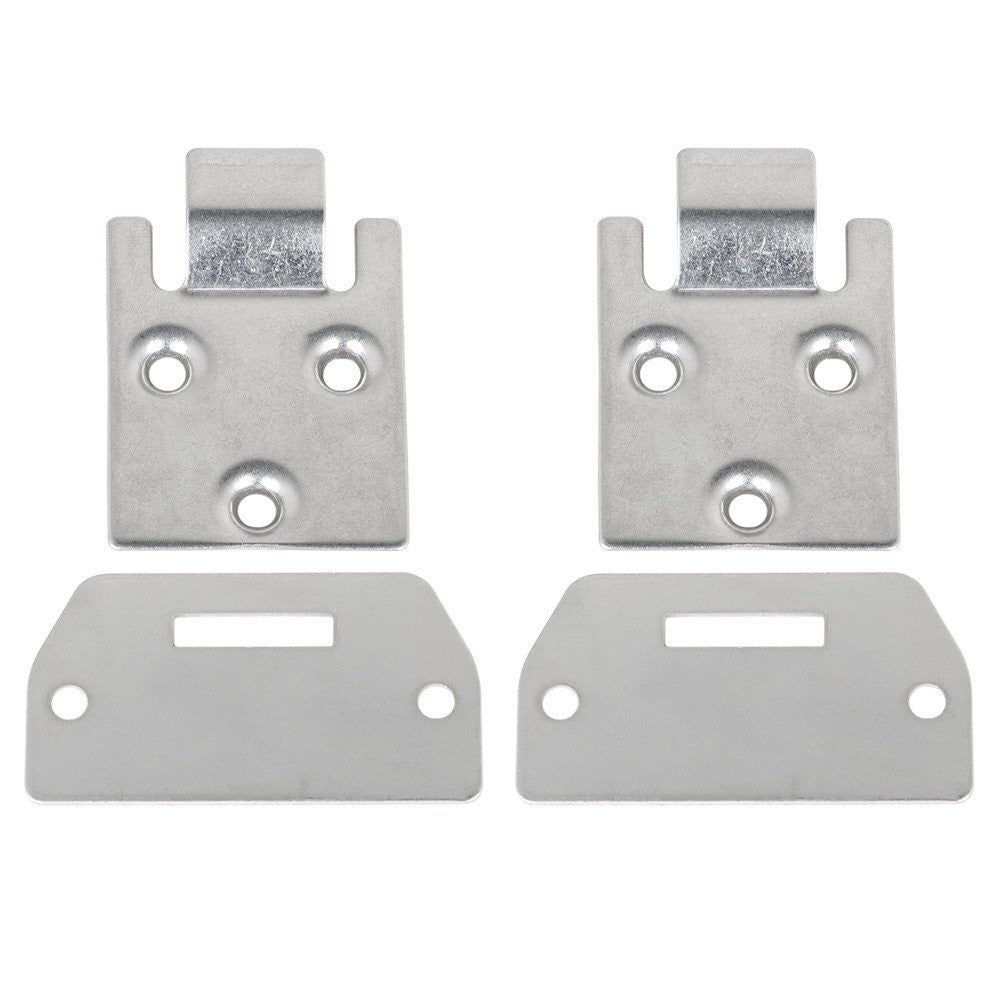 Golf Cart Seat Bottom Hinge & Plate 2 Set for EZGO TXT Medalist 1995-Up