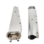 Stainless Steel Straight Mud Flap Hanger 2.5" Bolt Semi Truck 30" Tapered