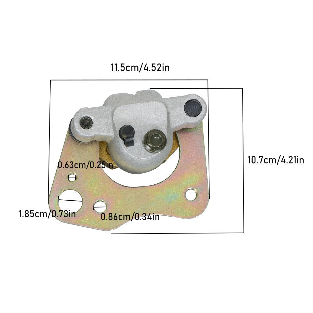 New Brake Calipers with Pads for Polaris Ranger 500 4X4 6x6 1998-2004 USA