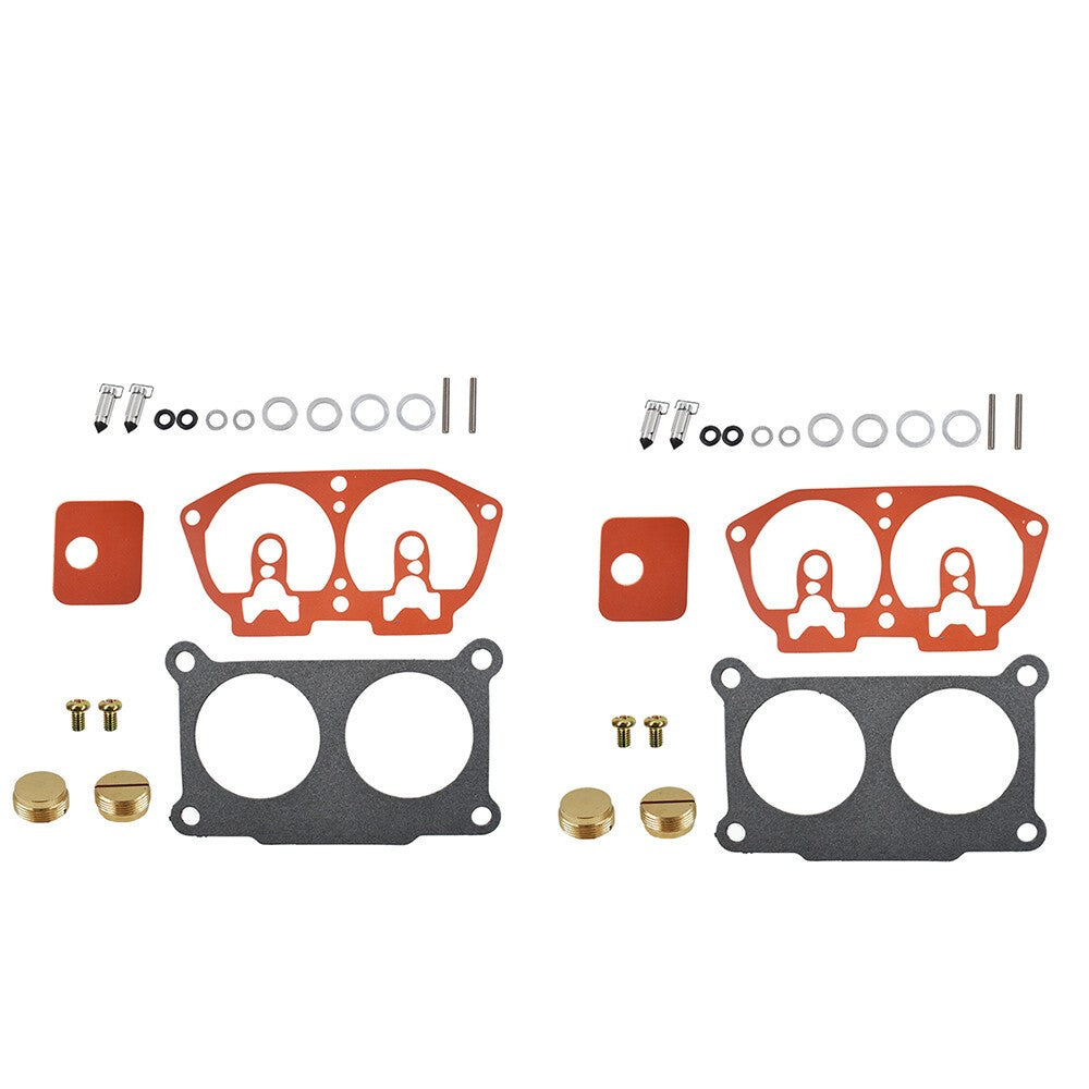 2PCS Carburetor Rebuild Kit for 1986-1995 Yamaha Outboard V-4 115-130 HP