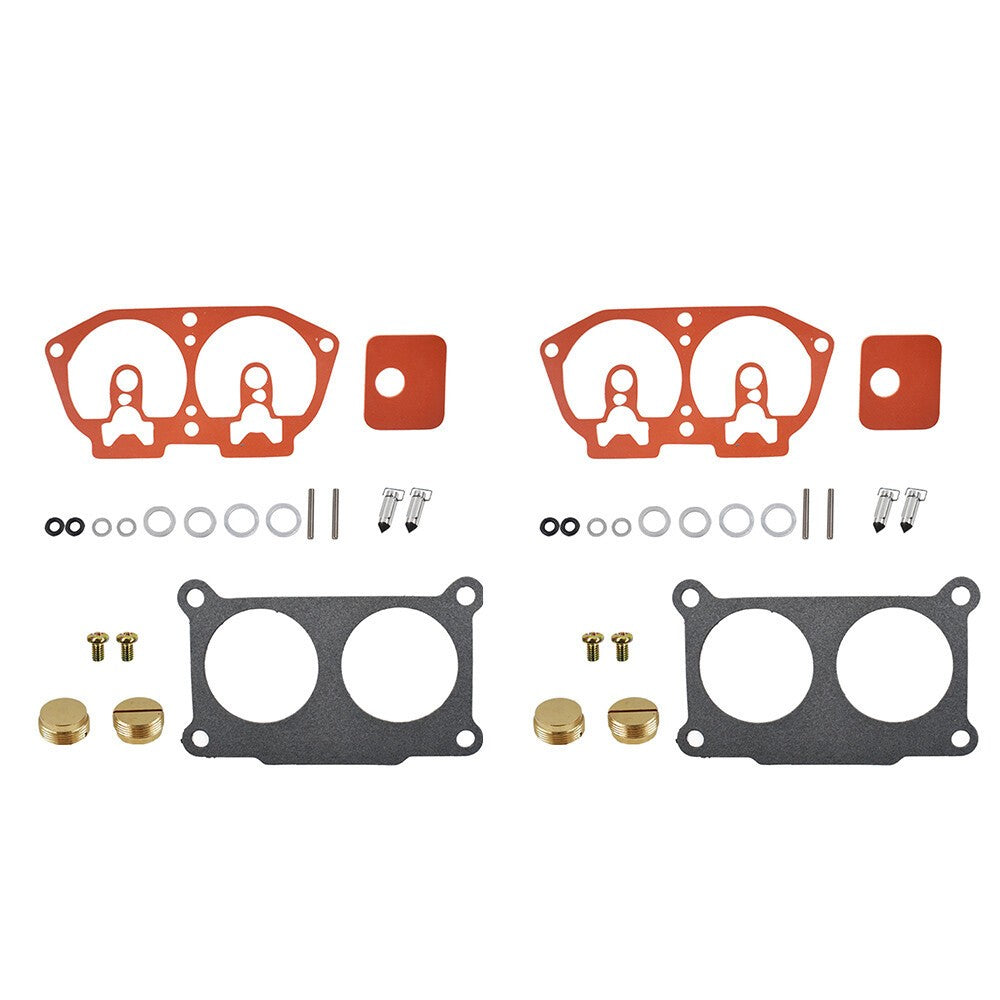 2PCS Carburetor Rebuild Kit for 1986-1995 Yamaha Outboard V-4 115-130 HP