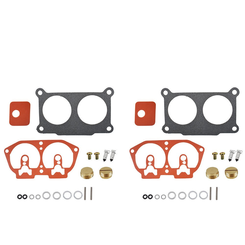 2PCS Carburetor Rebuild Kit for 1986-1995 Yamaha Outboard V-4 115-130 HP