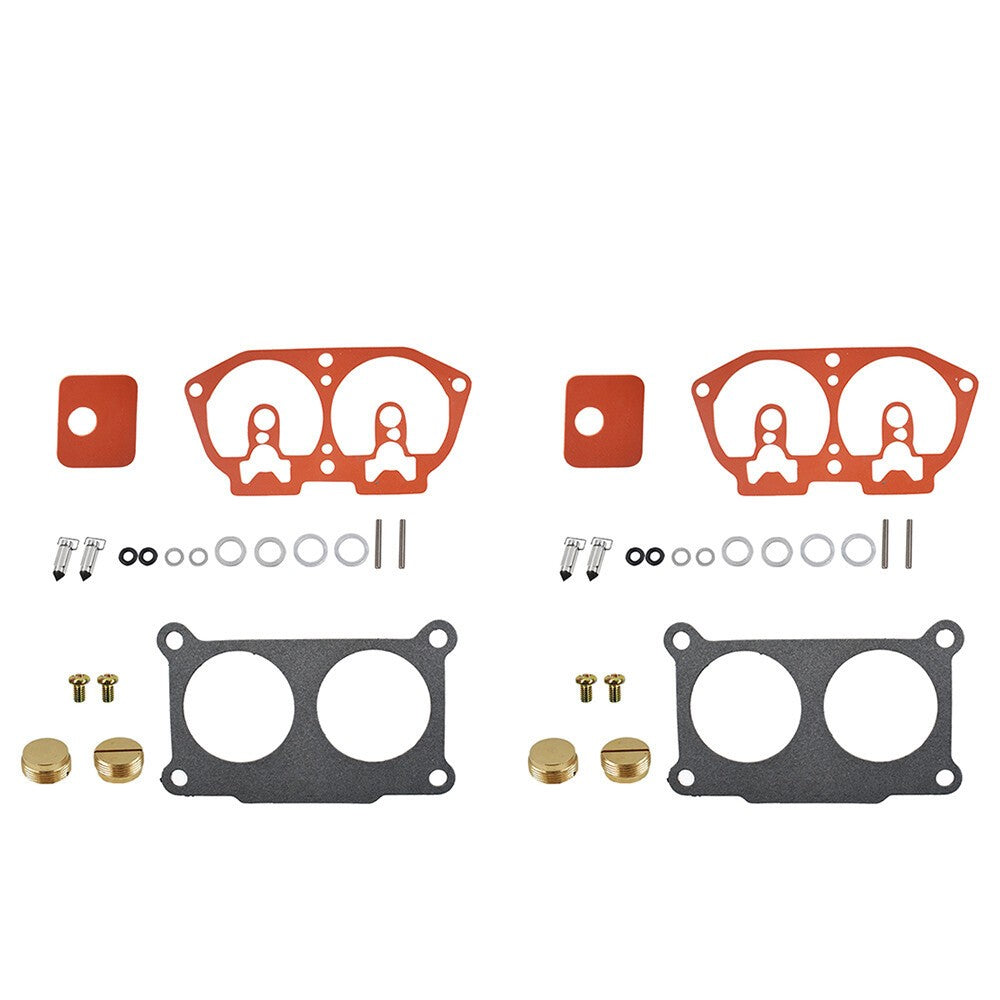 2PCS Carburetor Rebuild Kit for 1986-1995 Yamaha Outboard V-4 115-130 HP