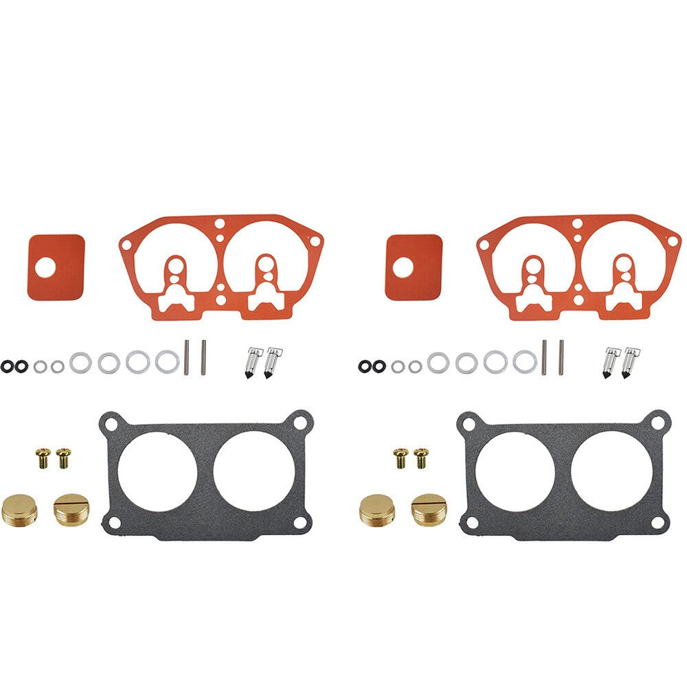 2PCS Carburetor Rebuild Kit for 1986-1995 Yamaha Outboard V-4 115-130 HP