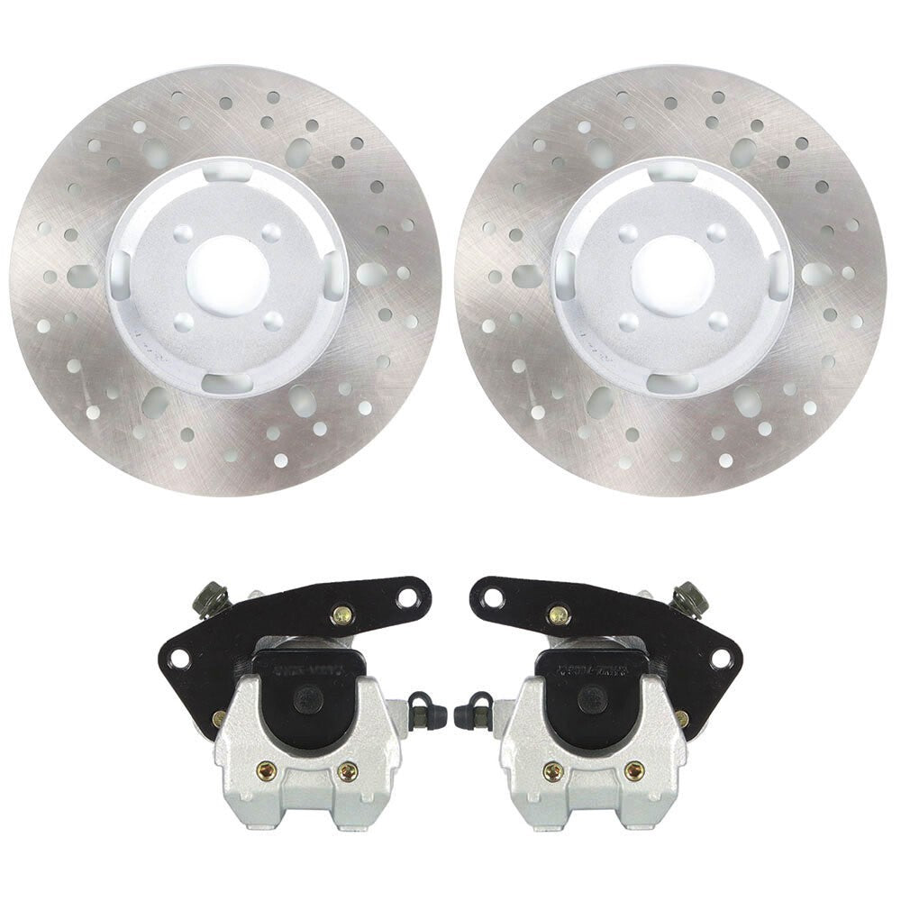 Yamaha Big Bear 350 400 Front Brake Calipers & Rotors YFM350 YFM400