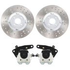 Yamaha Big Bear 350 400 Front Brake Calipers & Rotors YFM350 YFM400