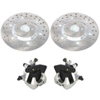 Yamaha Big Bear 350 400 Front Brake Calipers & Rotors YFM350 YFM400