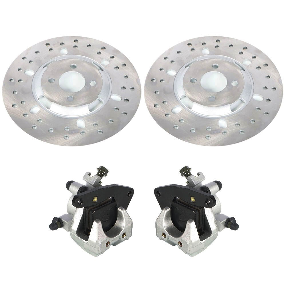 Yamaha Big Bear 350 400 Front Brake Calipers & Rotors YFM350 YFM400
