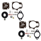 Johnson Evinrude 50-60HP Carburetor Rebuild Kit w Float 2Pcs Fit
