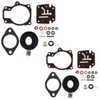 Johnson Evinrude 50-60HP Carburetor Rebuild Kit w Float 2Pcs Fit