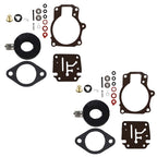 Johnson Evinrude 50-60HP Carburetor Rebuild Kit w Float 2Pcs Fit