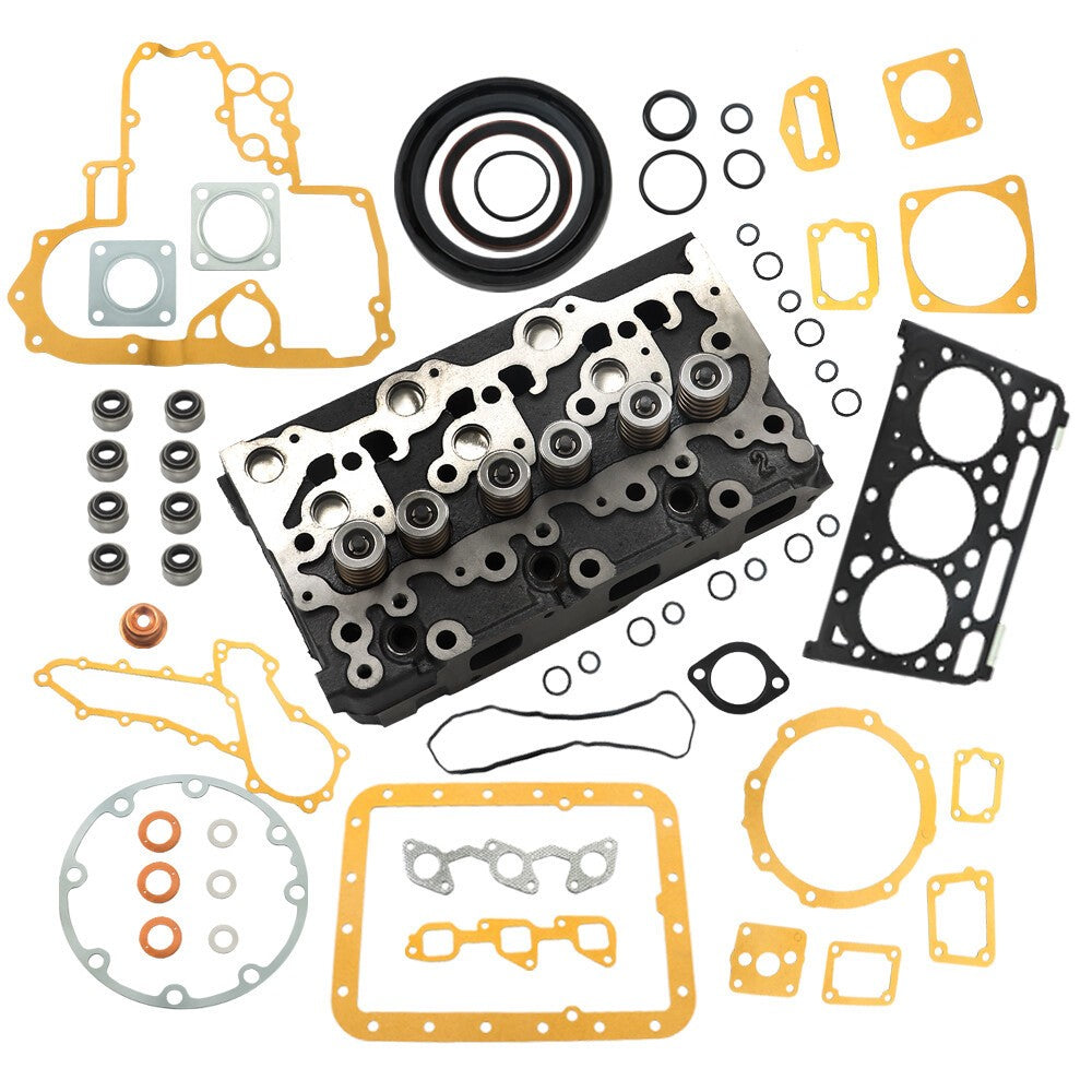 Kubota D1703 Cylinder Head Assy for Bobcat 238 325 328 Excavator Parts