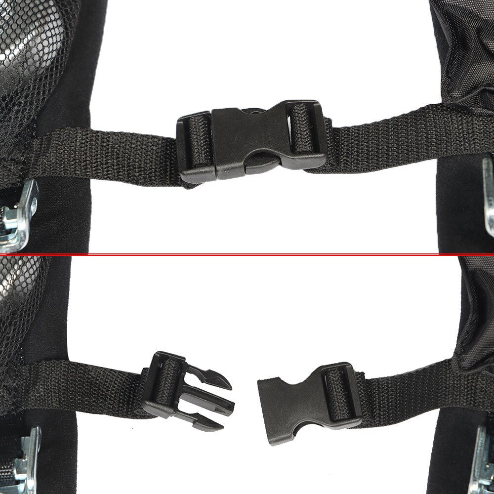Pair of 4-Point 2" Padded Black Seat Belt Harness for Polaris RZR XP S 4 1000 US